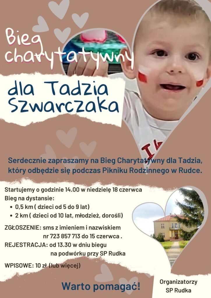 Plakat Bieg Charytatywny